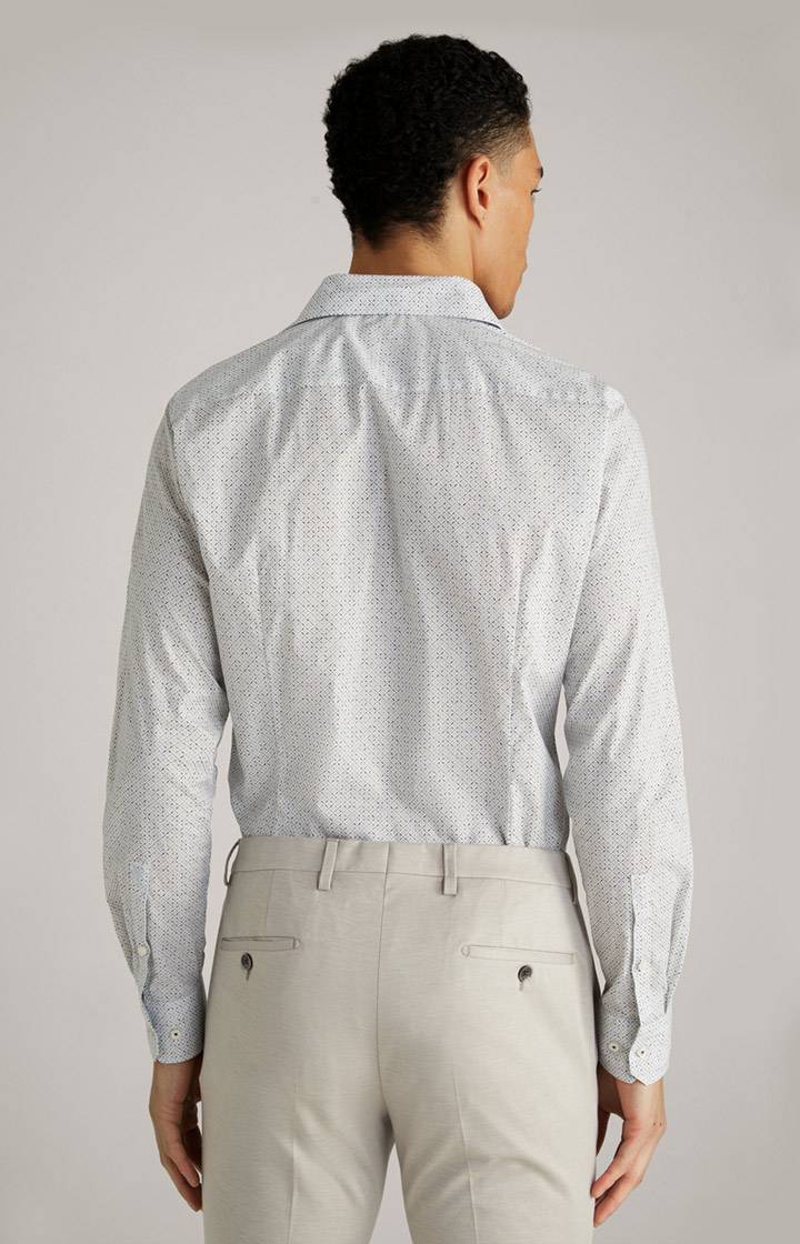 Joop Hemd Pai in Offwhite/Hellblau gemustert Sonderangebote