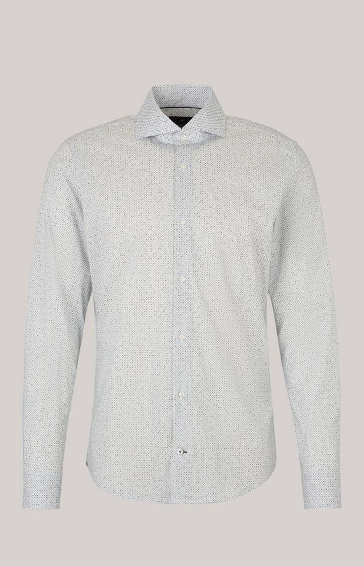 Joop Hemd Pai in Offwhite/Hellblau gemustert Sonderangebote