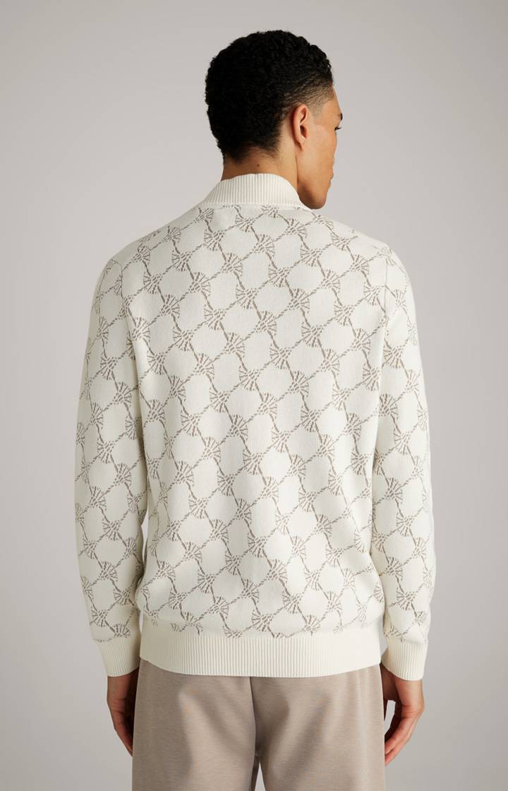 Joop Cornflower-Strickjacke Raveno in Weiß gemustert Speichern exportieren