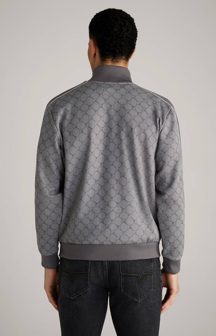 Joop Cornflower-Sweatjacke Tayfun in Grau gemustert Outlet