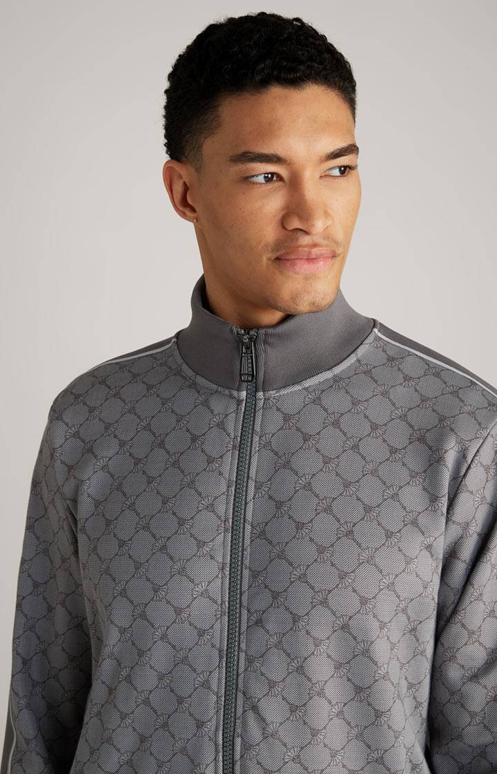Joop Cornflower-Sweatjacke Tayfun in Grau gemustert Outlet