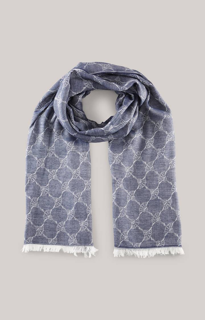 Joop Cornflower Schal Ferdis in Navy/Silbergrau Blitzverkäufe