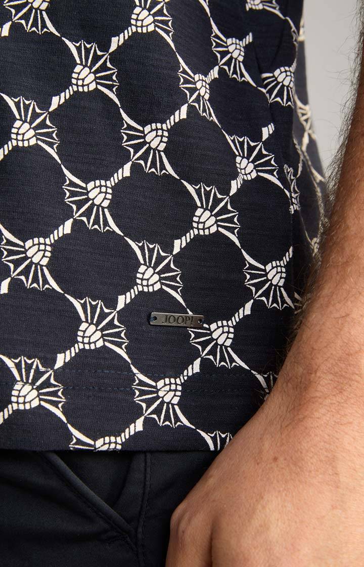 Joop Cornflower-Poloshirt Thilo in Navy gemustert Günstig kaufen