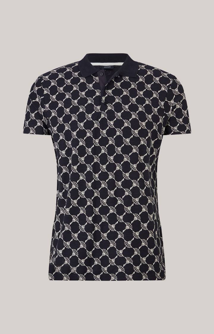 Joop Cornflower-Poloshirt Thilo in Navy gemustert Günstig kaufen