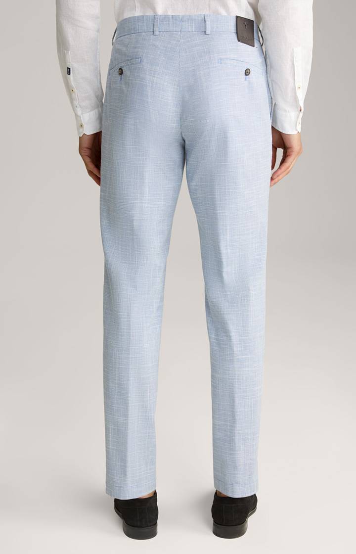 Joop Leinenmix-Chino Hank in Blau/Weiß gemustert Super Sparpreis