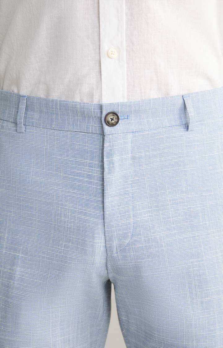 Joop Leinenmix-Chino Hank in Blau/Weiß gemustert Super Sparpreis