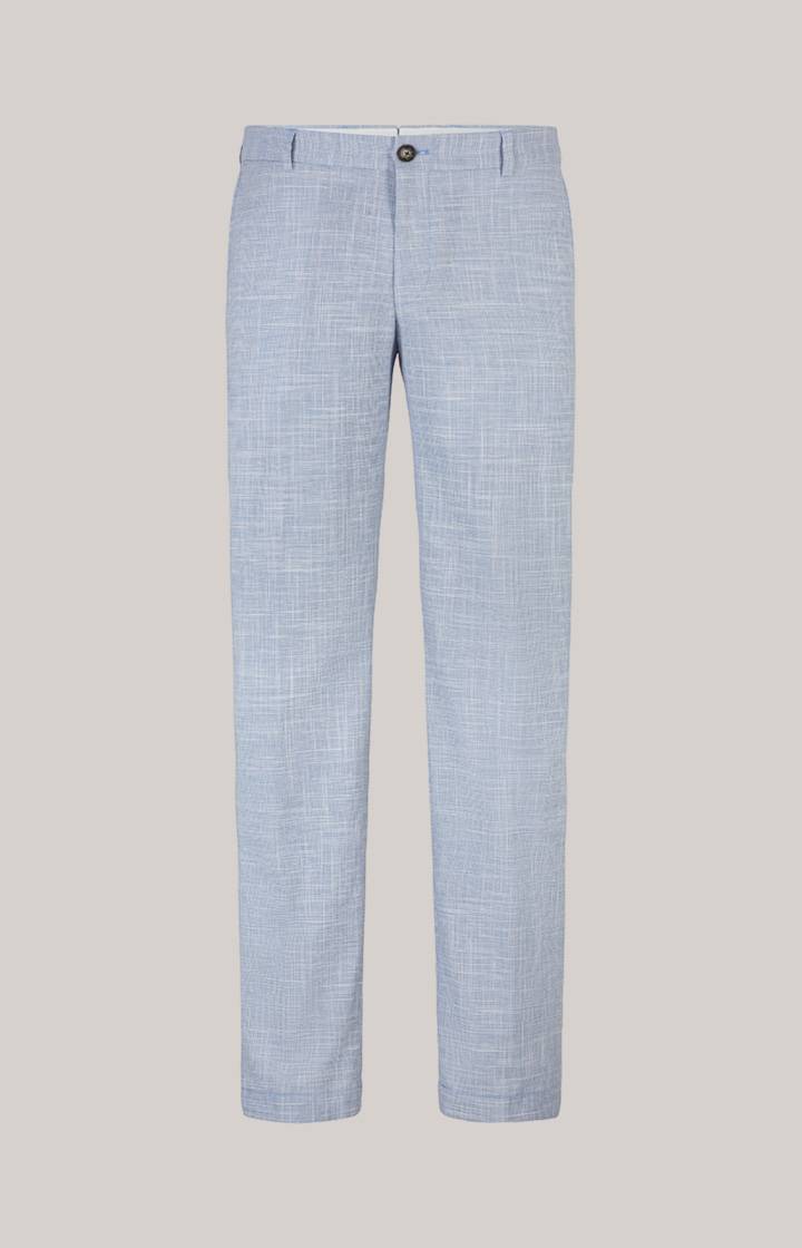 Joop Leinenmix-Chino Hank in Blau/Weiß gemustert Super Sparpreis
