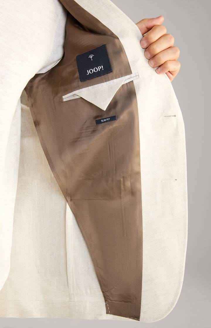Joop Leinen-Sakko Hoverest in Beige meliert Zeitbegrenzte Promotion