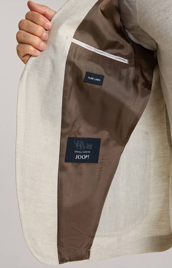 Joop Leinen-Sakko Hoverest in Beige meliert Zeitbegrenzte Promotion