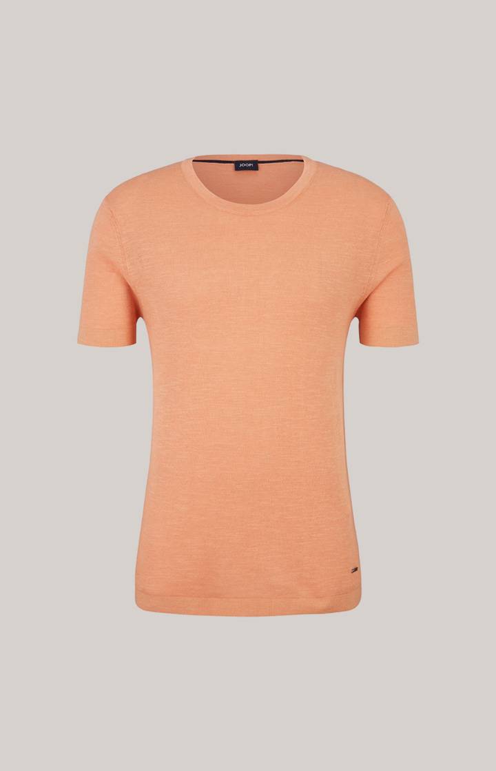 Joop Leinenmix-T-Shirt Maroso in Orange Kostenloser Versand international
