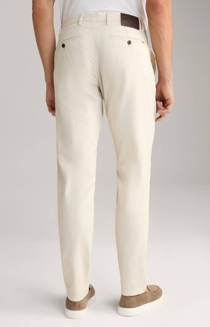 Joop Leinenmix-Chino Matthew in Beige Im Verkauf