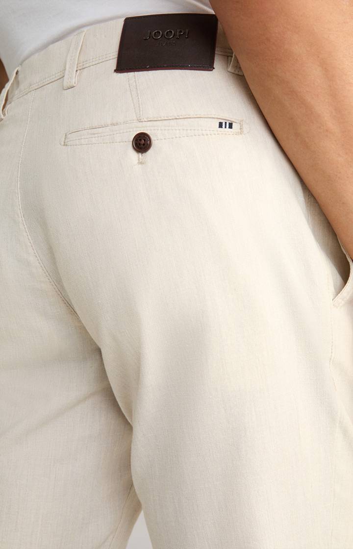 Joop Leinenmix-Chino Matthew in Beige Im Verkauf