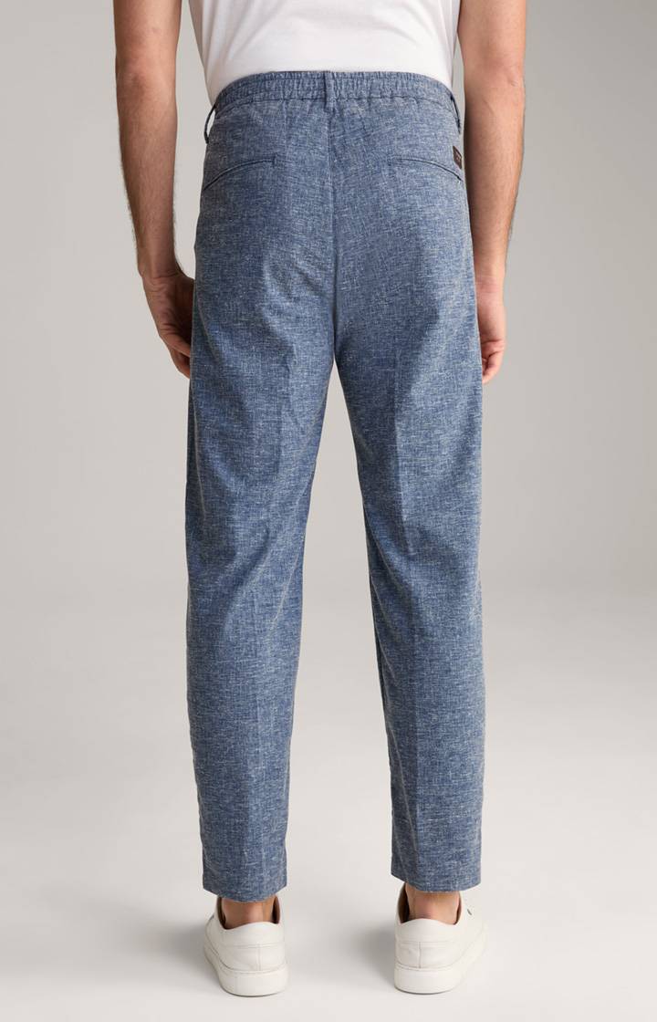 Joop Leinenmix-Chino Lead in Blau meliert Schlussverkauf