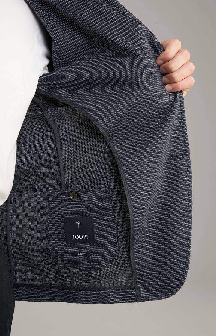 Joop Jersey-Sakko Hiro in Navy meliert Saisonschlussverkauf