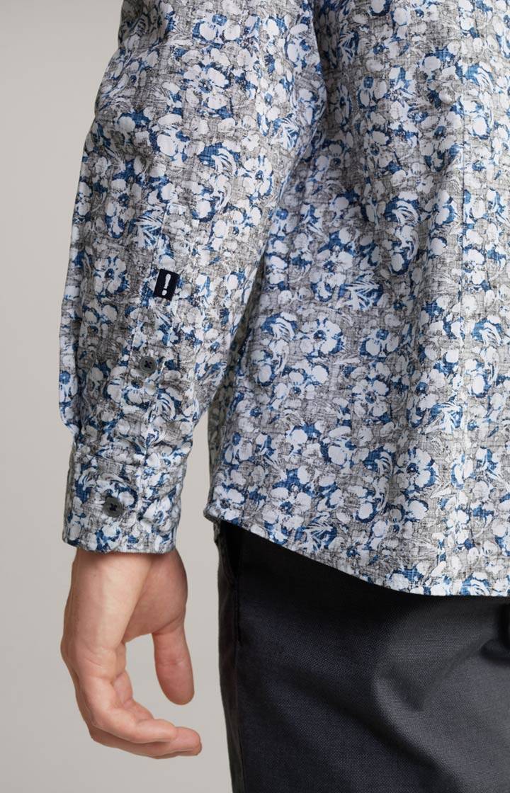 Joop Hemd Heli in Blau gemustert Cyber Monday