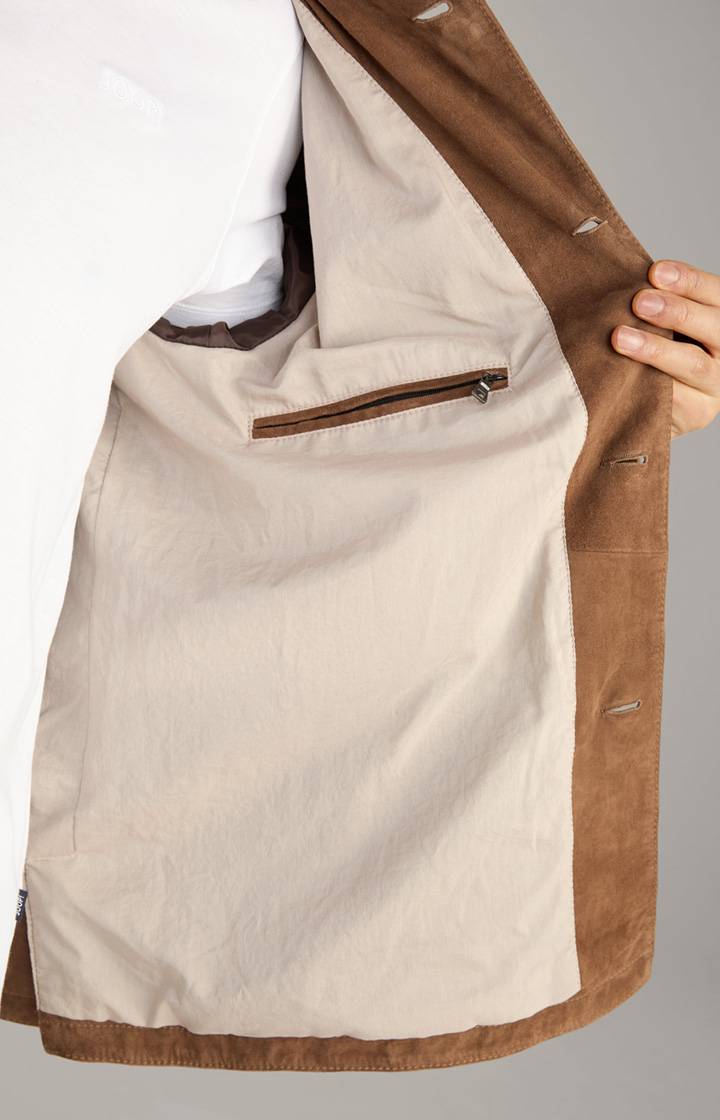Joop Velours-Lederjacke Zag in Braun Bis zu 60% Rabatt