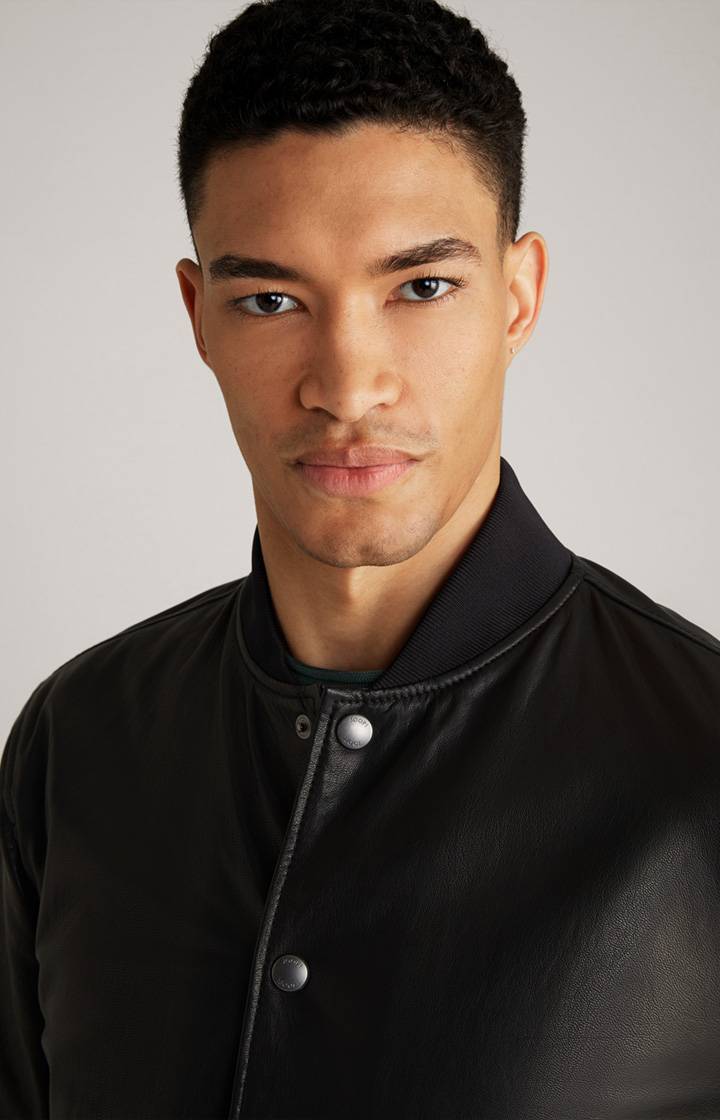 Joop Lederjacke Cuk in Schwarz Kostenloser Versand international