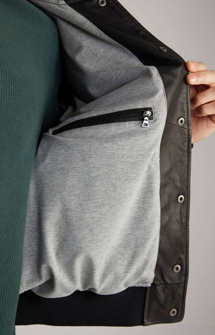 Joop Lederjacke Cuk in Schwarz Kostenloser Versand international