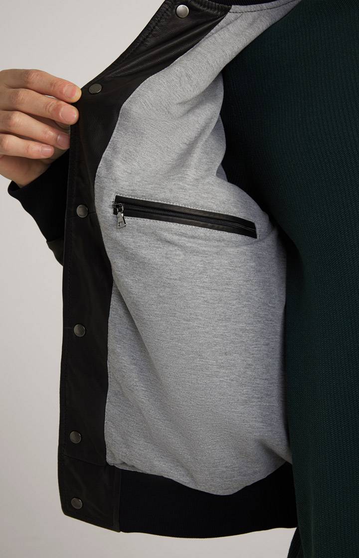 Joop Lederjacke Cuk in Schwarz Kostenloser Versand international