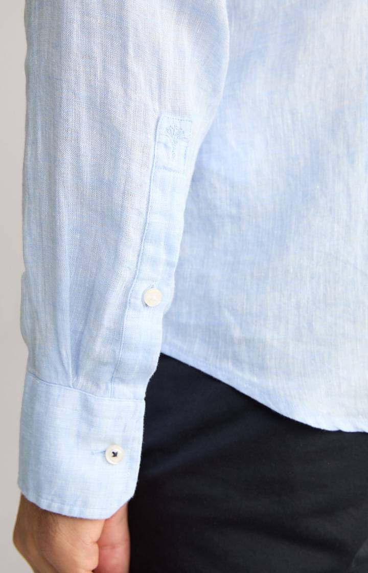 Joop Leinen-Hemd Pai in Hellblau meliert Outlet