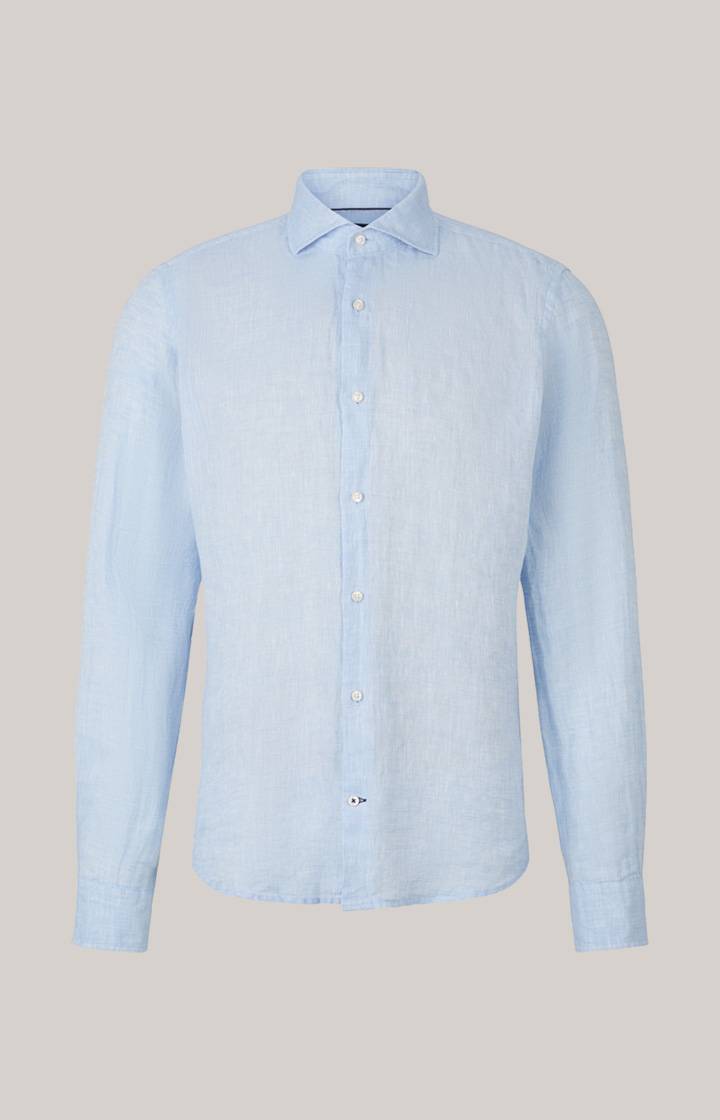 Joop Leinen-Hemd Pai in Hellblau meliert Outlet