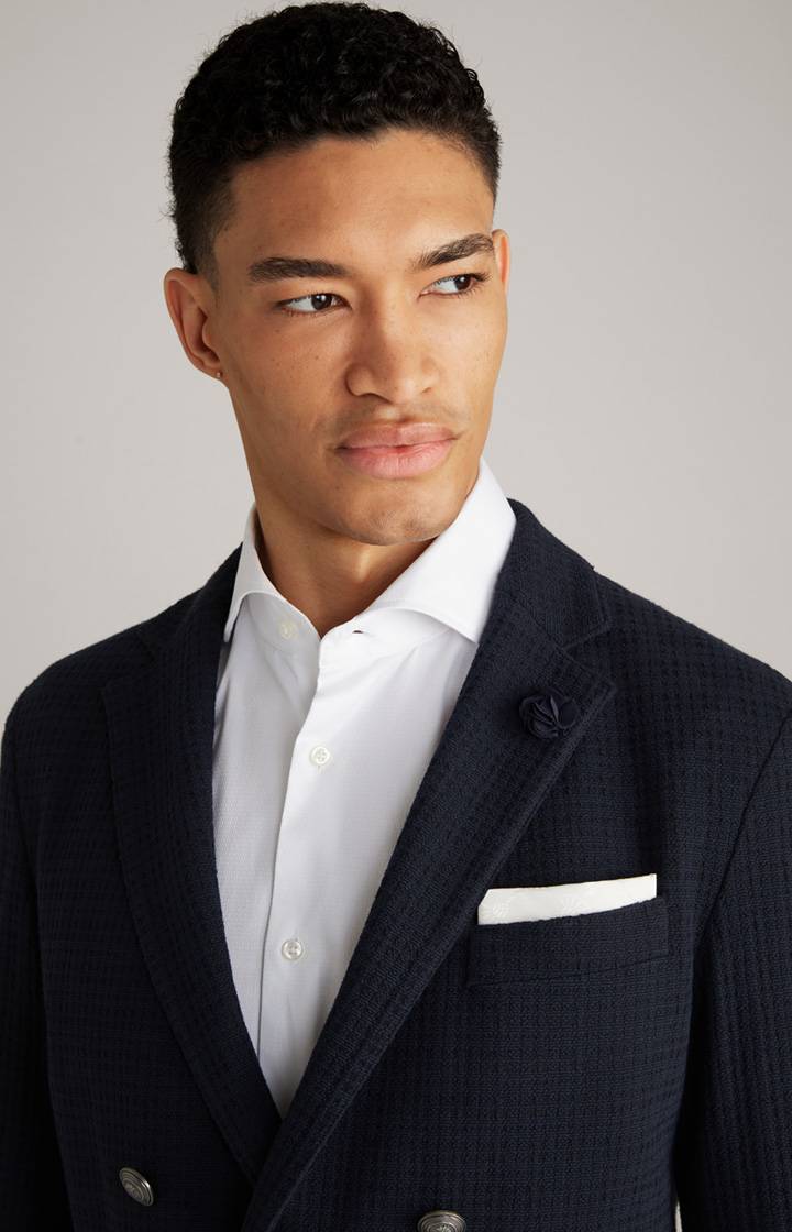 Joop Sakko Lenderson in Navy strukturiert Fabrik Onlineshop