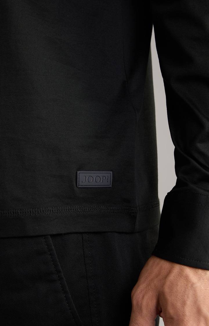 Joop Langarm-Poloshirt Baldwin in Schwarz Heißer Verkauf
