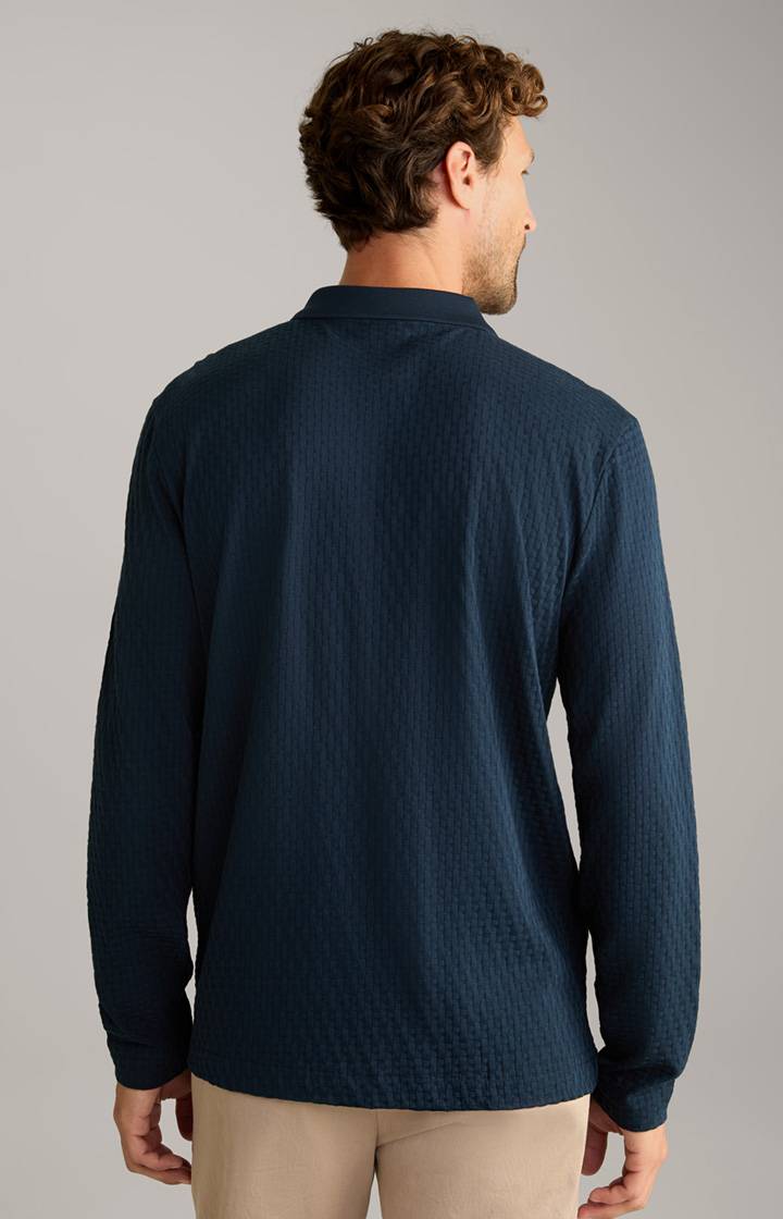 Joop Polo-Longsleeve Balian in Navy Top Angebot