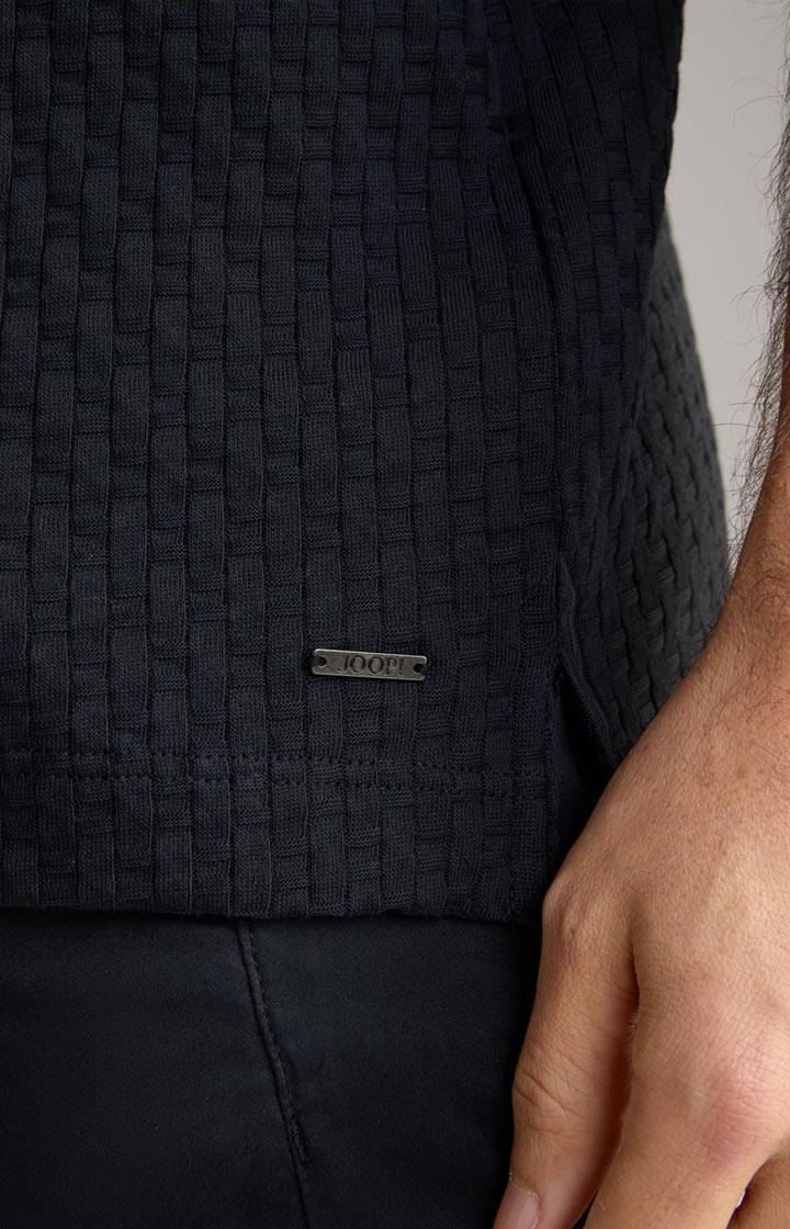 Joop Poloshirt Boris in Navy strukturiert Neueste Mode