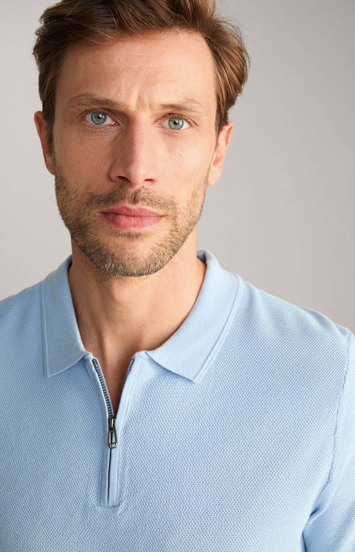 Joop Baumwoll-Poloshirt Vancro in Hellblau Saisonale Angebote