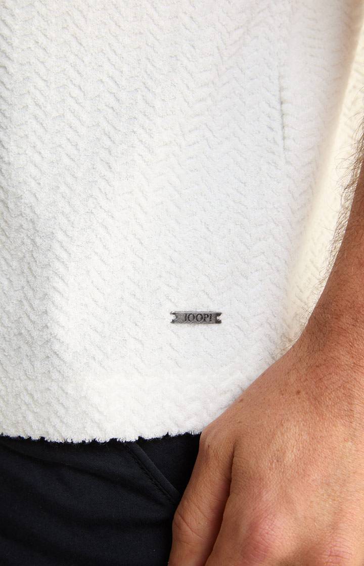 Joop Frottee-Polohemd Piero in Creme strukturiert Kauf eins, bekomm eins gratis
