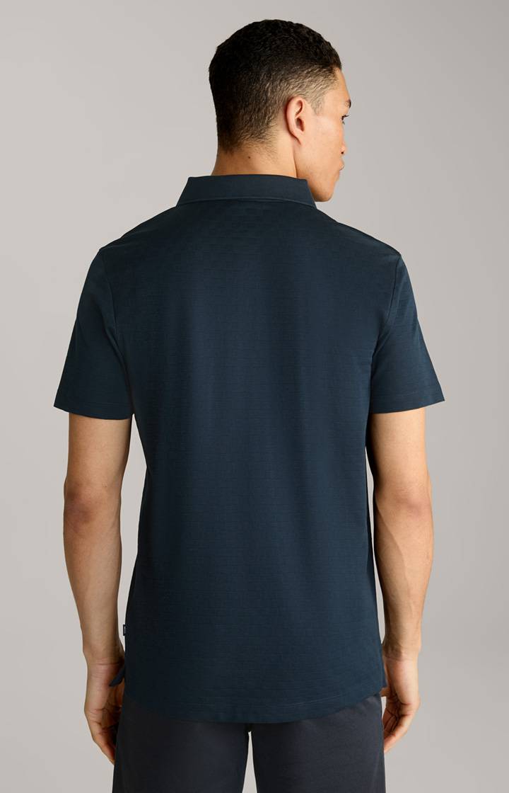 Joop Poloshirt Pacey in Navy strukturiert Letzter Tag