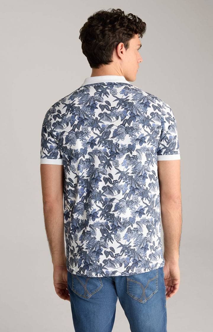 Joop Poloshirt Perez in Blau/Weiß gemustert Zeitbegrenzte Promotion