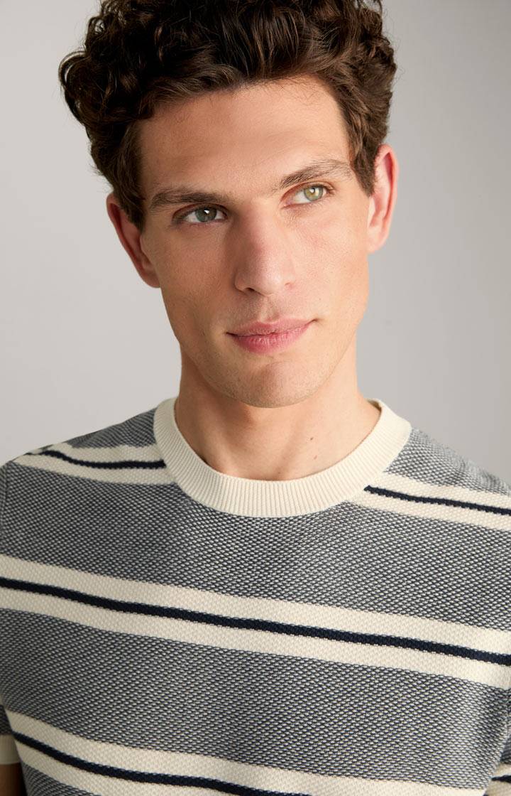 Joop Strick-Shirt Vico in Navy/Offwhite gestreift Nur für heute
