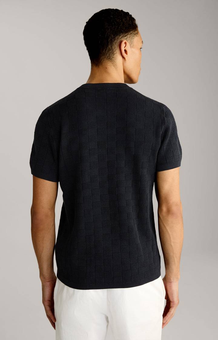 Joop Strick-Shirt Heiri in Navy Sonderangebot der Fabrik