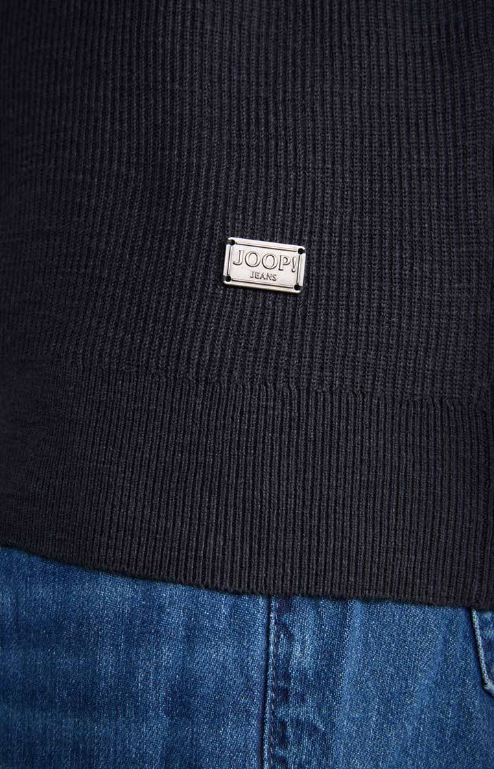 Joop Strickpullover Henley in Navy Nur noch ein Tag übrig