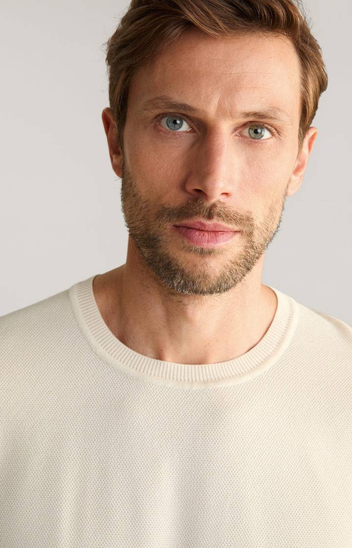 Joop Strick-Shirt Valdrio in Natural Riesige Rabatte