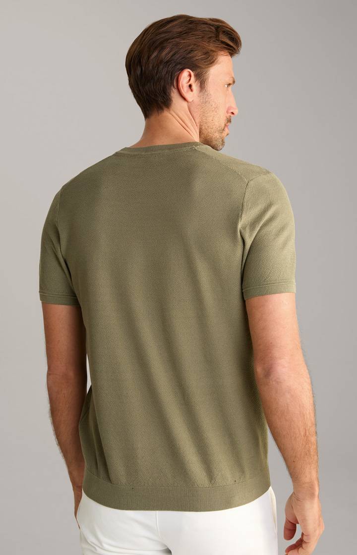Joop Strick-Shirt Valdrio in Oliv Clearance-Verkauf