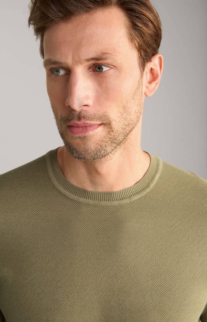 Joop Strick-Shirt Valdrio in Oliv Clearance-Verkauf