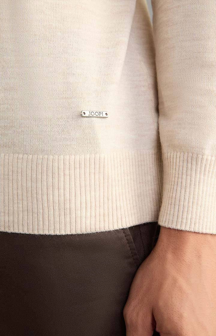 Joop Merinowoll-Pullover Denny in Hellbeige Black Friday Preise