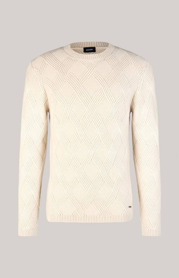 Joop Cashmere-Mix-Pullover Diamondo in Beige Rabatte dieses Monats