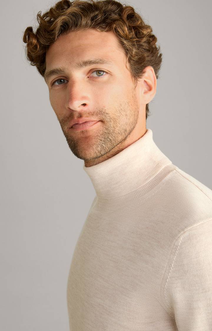 Joop Merinowoll-Pullover Donte in Hellbeige 2025