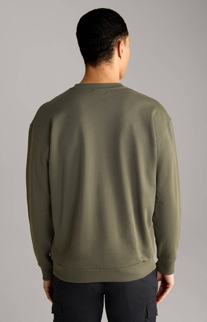 Joop Cornflower-Sweatshirt Cruz in Oliv Schlussverkauf