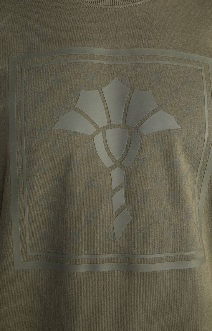 Joop Cornflower-Sweatshirt Cruz in Oliv Schlussverkauf