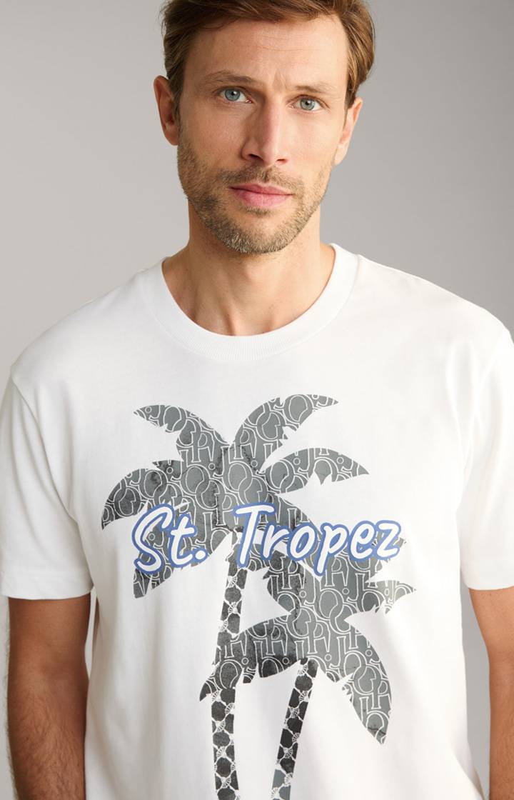 Joop T-Shirt Bardo in Natural Günstig kaufen
