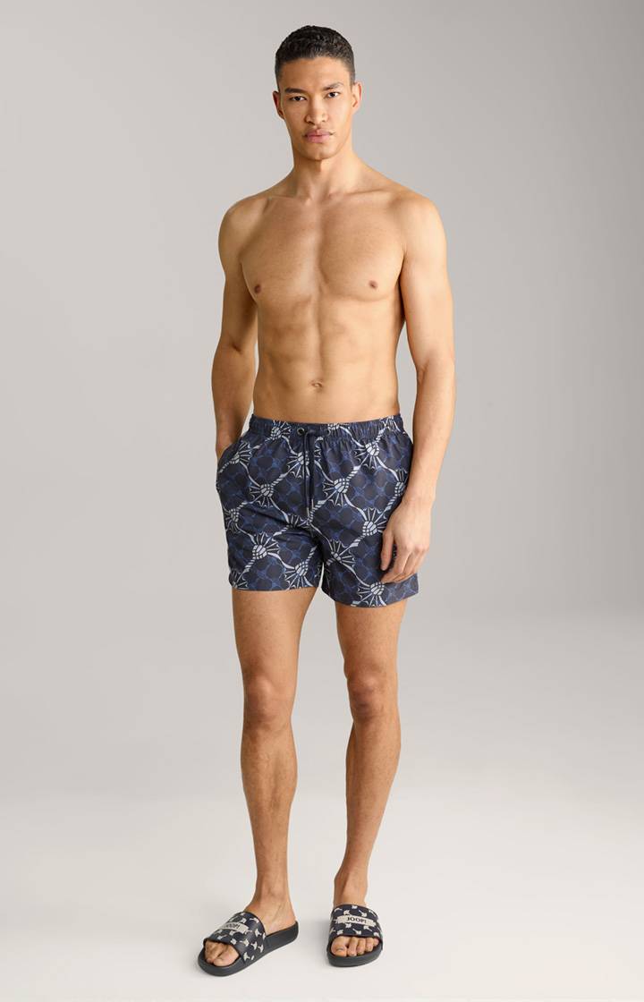 Joop Cornflower-Badeshorts Babados in Navy/Azur/Hellgrau Saisonschlussverkauf