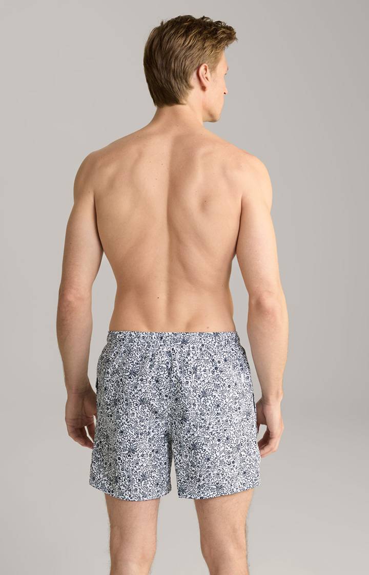Joop Badeshorts Palolem Beach in Weiß/Blau gemustert Neuheiten