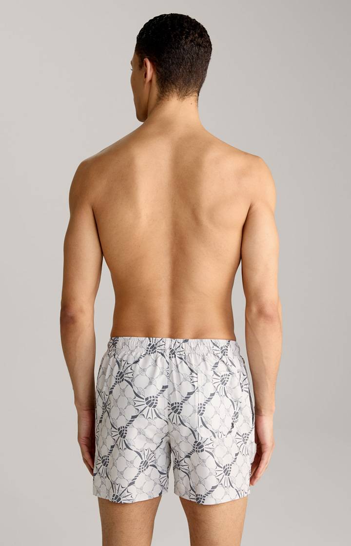 Joop Cornflower-Badeshorts Babados in Hellgrau/Anthrazit Riesige Ersparnisse