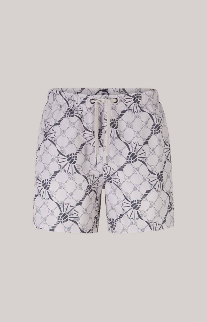Joop Cornflower-Badeshorts Babados in Hellgrau/Anthrazit Riesige Ersparnisse