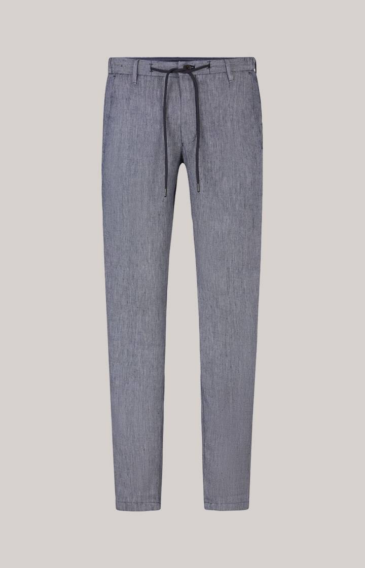 Joop Leinen-Mix Chino Maxton in Navy meliert Online